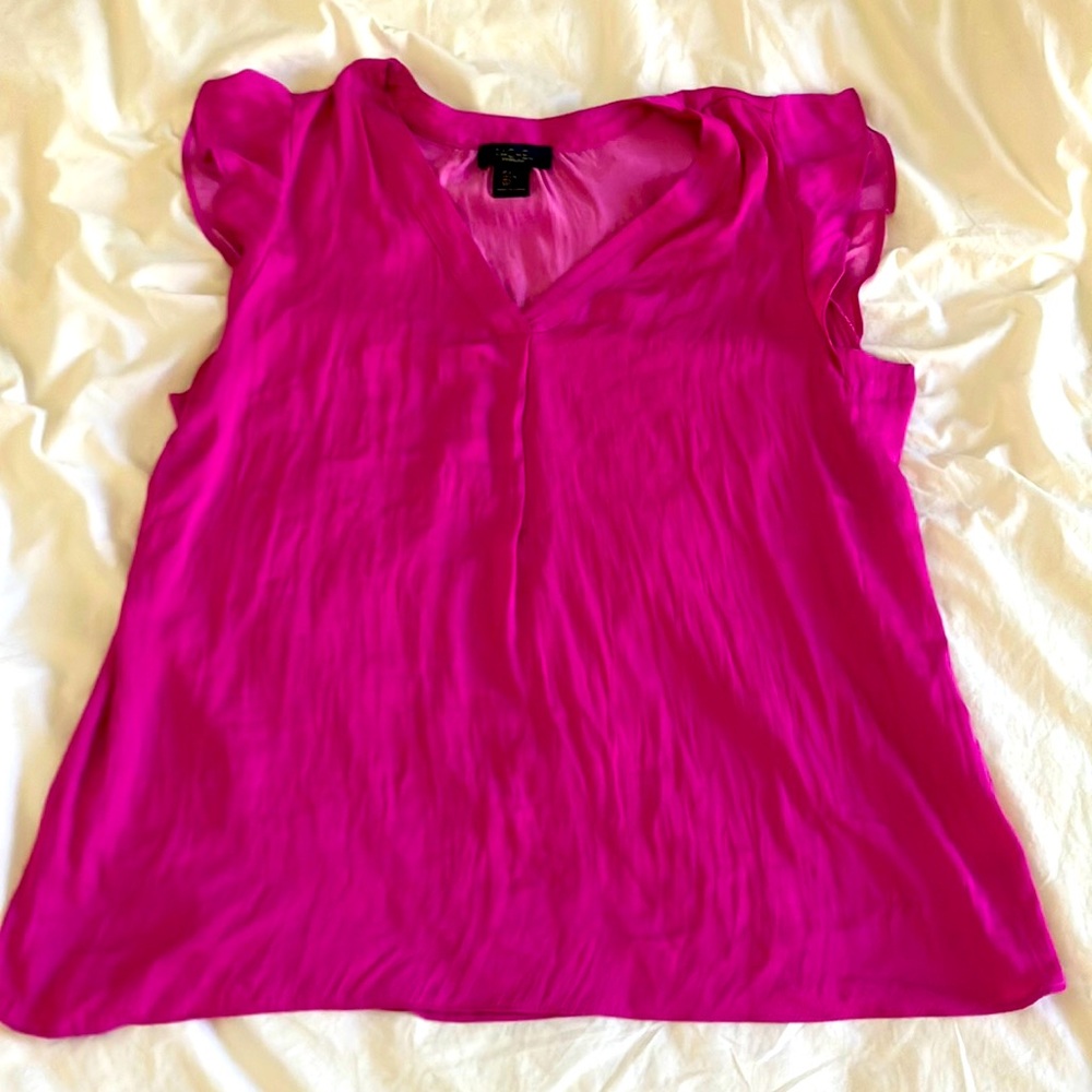 RACHEL Flutter Sleeve Blouse